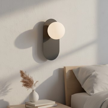 Zidna svjetiljka VIVA 1xG9/8W/230V crna