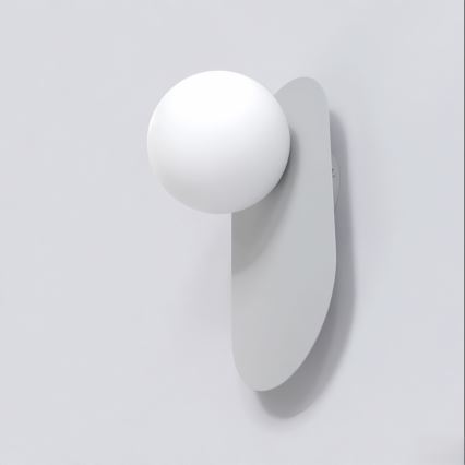 Zidna svjetiljka VIVA 1xG9/8W/230V siva