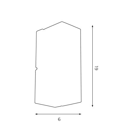 Zidna svjetiljka WALL 1xGU10/8W/230V bijela