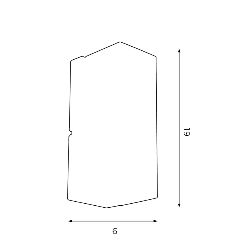Zidna svjetiljka WALL 1xGU10/8W/230V bijela