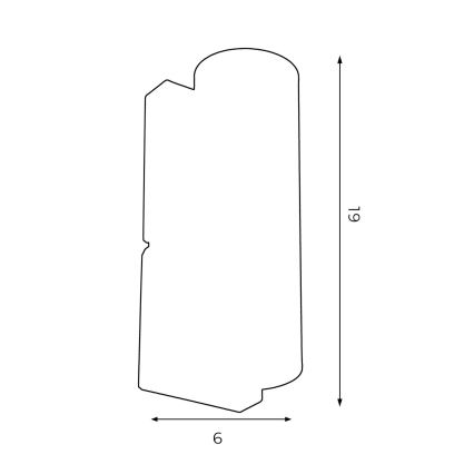 Zidna svjetiljka WALL 1xGU10/8W/230V crna