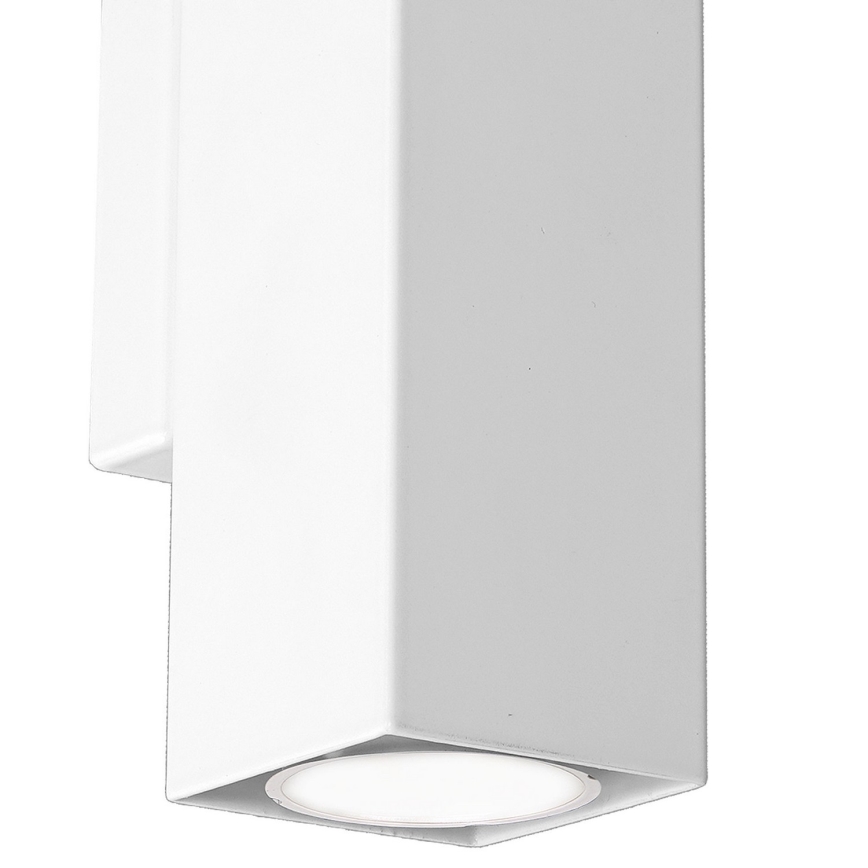 Zidna svjetiljka WALL 2xGU10/8W/230V bijela