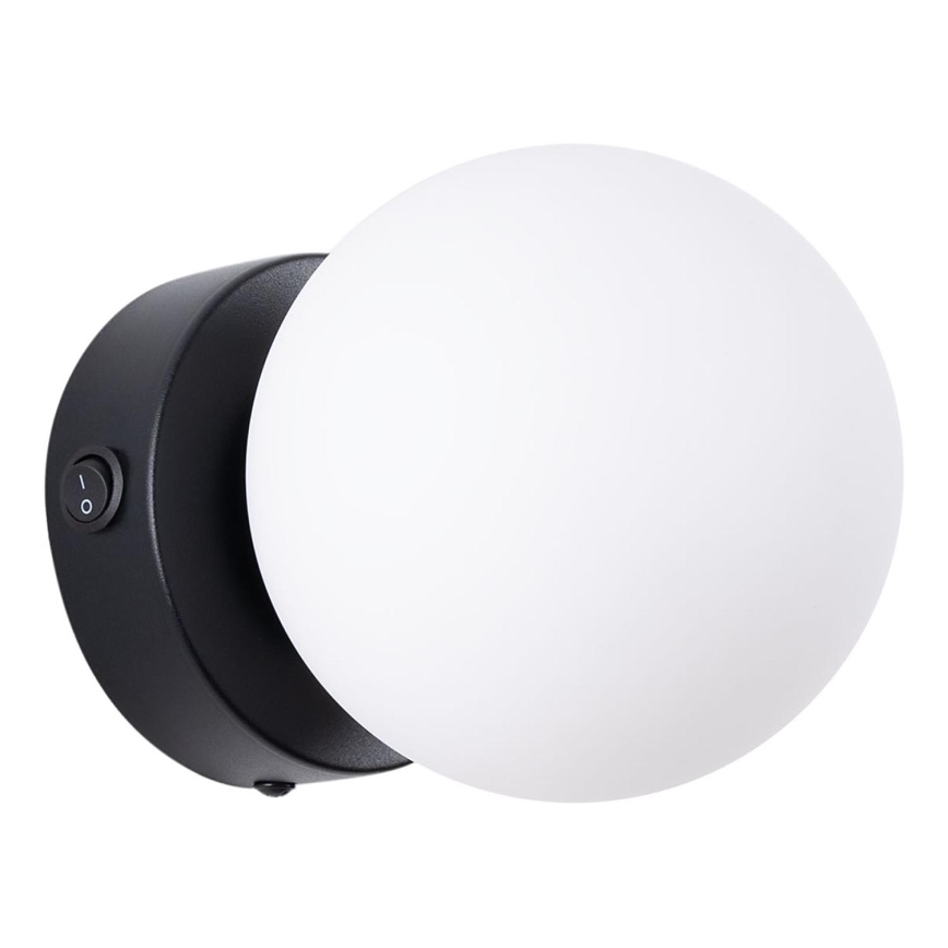Zidna svjetiljka YOLI 1xG9/8W/230V crna