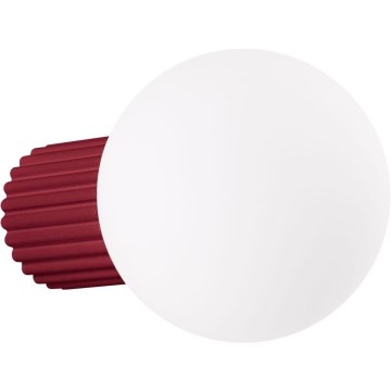 Zidna svjetiljka za kupaonicu HALO 1xG9/8W/230V pr. 12 cm IP44 crvena