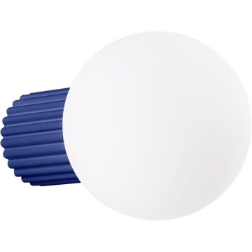 Zidna svjetiljka za kupaonicu HALO 1xG9/8W/230V pr. 12 cm IP44 plava