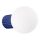 Zidna svjetiljka za kupaonicu HALO 1xG9/8W/230V pr. 12 cm IP44 plava