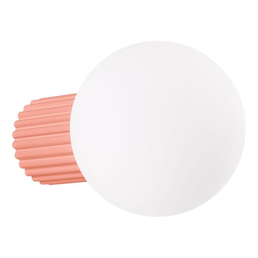 Zidna svjetiljka za kupaonicu HALO 1xG9/8W/230V pr. 12 cm IP44 ružičasta