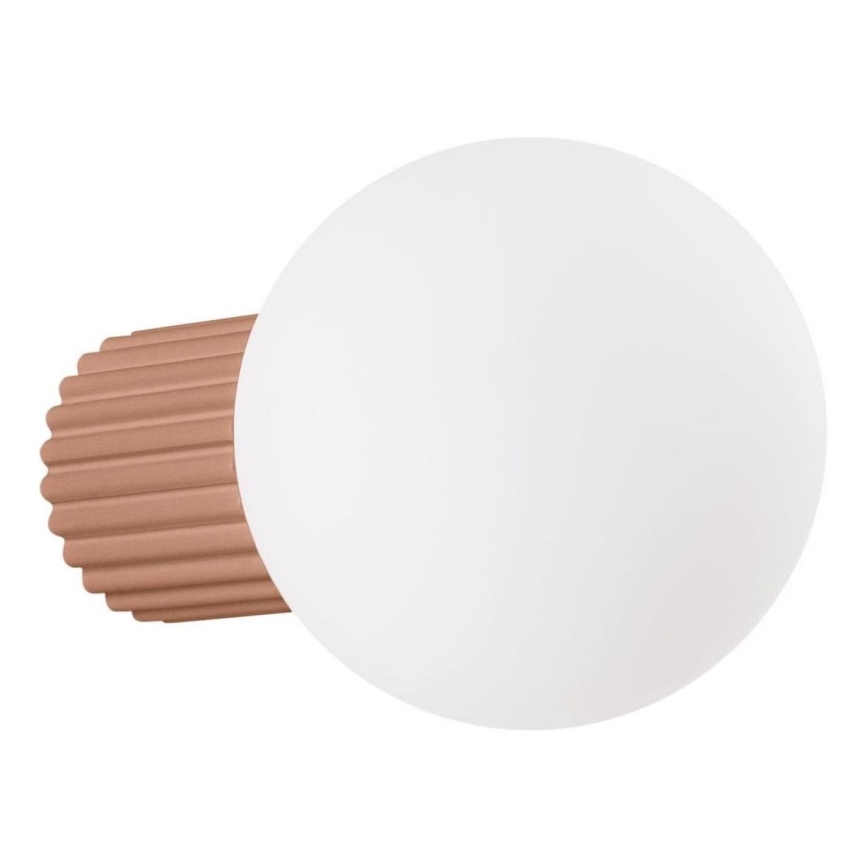 Zidna svjetiljka za kupaonicu HALO 1xG9/8W/230V pr. 12 cm IP44 smeđa