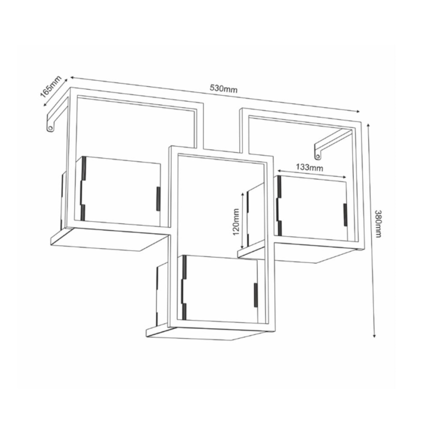 Zidna tegla za cvijeće 38x53 cm