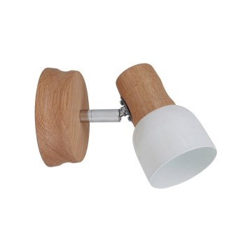 Zidna točkasta svjetiljka SVANTJE 1xE14/40W/230V hrast