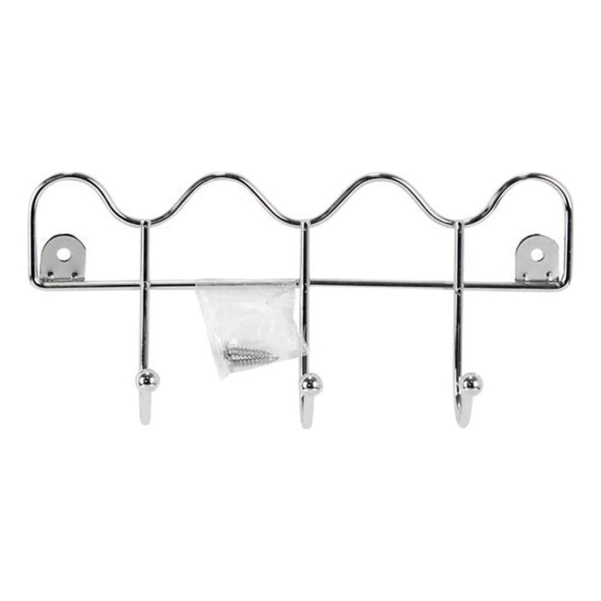 Zidna vješalica 10x21,5 cm sjajni krom