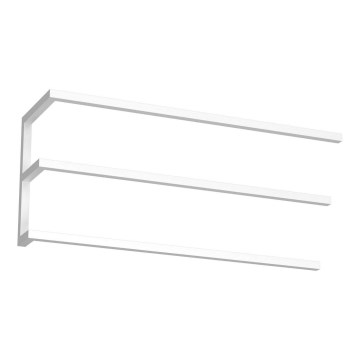 Zidni držač za ručnike 25x60 cm bijela