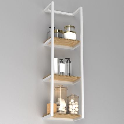 Zidni držač za ručnike 78x23 cm bijela