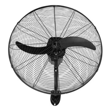 Zidni ventilator 115W/230V, Ø 66 cm, crne boje + daljinski upravljač