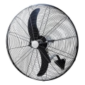Zidni ventilator 180W/230V, promjer 66 cm, u crnoj boji + s daljinskim upravljačem