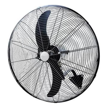 Zidni ventilator 180W/230V, promjer 66 cm, u crnoj boji + s daljinskim upravljačem