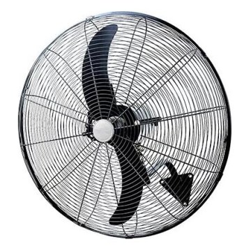 Zidni ventilator 200W/230V, promjer 76 cm, crni + daljinski upravljač