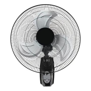 Zidni ventilator 90W/230V, promjer 50 cm, crne boje