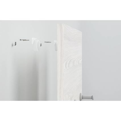 Zidni vješalica CALLA 102x34 cm bijela