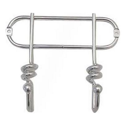 Zidni vješalica TWIST 13,5x16,5 cm sjajni krom