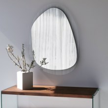 Zidno ogledalo 55x75 cm prozirna