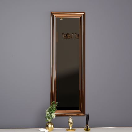 Zidno ogledalo BOSS 90x30 cm brončano