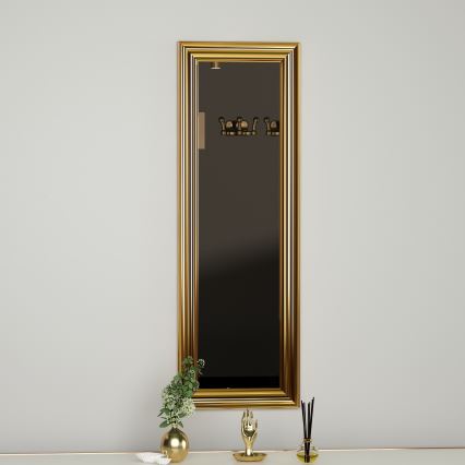 Zidno ogledalo BOSS 90x30 cm zlatno