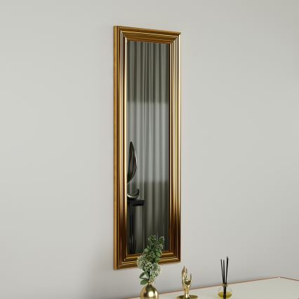 Zidno ogledalo BOSS 90x30 cm zlatno