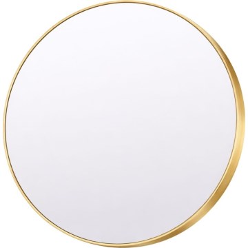 Zidno ogledalo CHICAGO, promjera 40 cm, zlatno