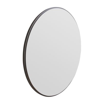 Zidno ogledalo OZZE promjera 60 cm crne boje
