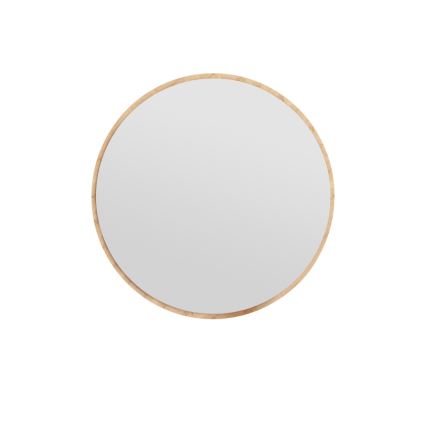 Zidno ogledalo OZZE promjer 60 cm smeđa
