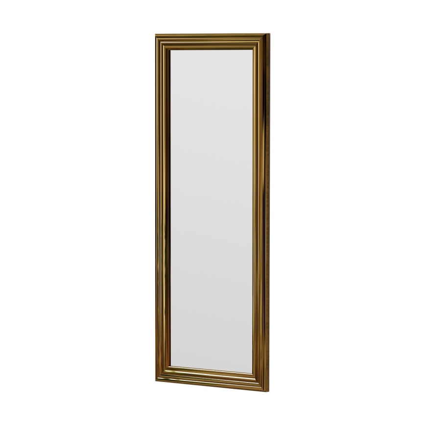 Zidno ogledalo SMOOTH 105x40 cm zlatno
