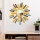 Zidno ogledalo SUN promjera 75 cm žute boje
