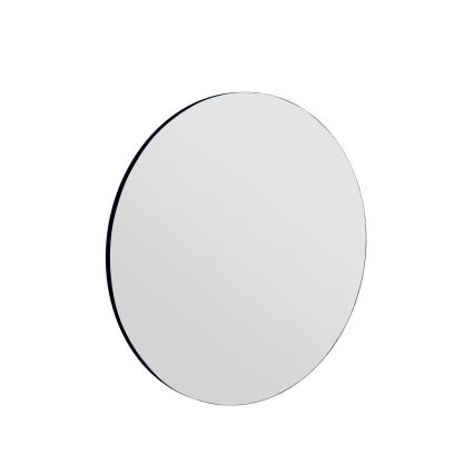 Zidno ogledalo ZEOS promjer 70 cm crna