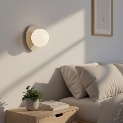 Zidno svjetlo AMERICANA 1xG9/8W/230V bež