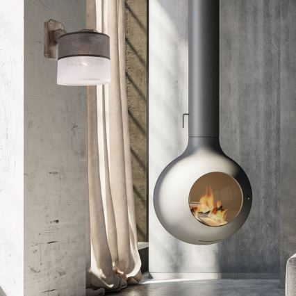 Zidna svjetiljka ANDREA 1xE27/60W/230V bukva