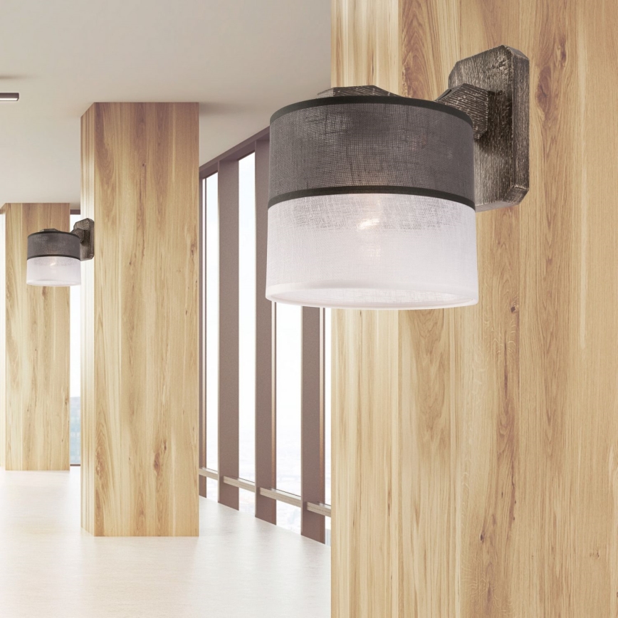 Zidna svjetiljka ANDREA 1xE27/60W/230V bukva