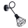Zidno svjetlo ARTEMIS 1xE14/40W/230V crna