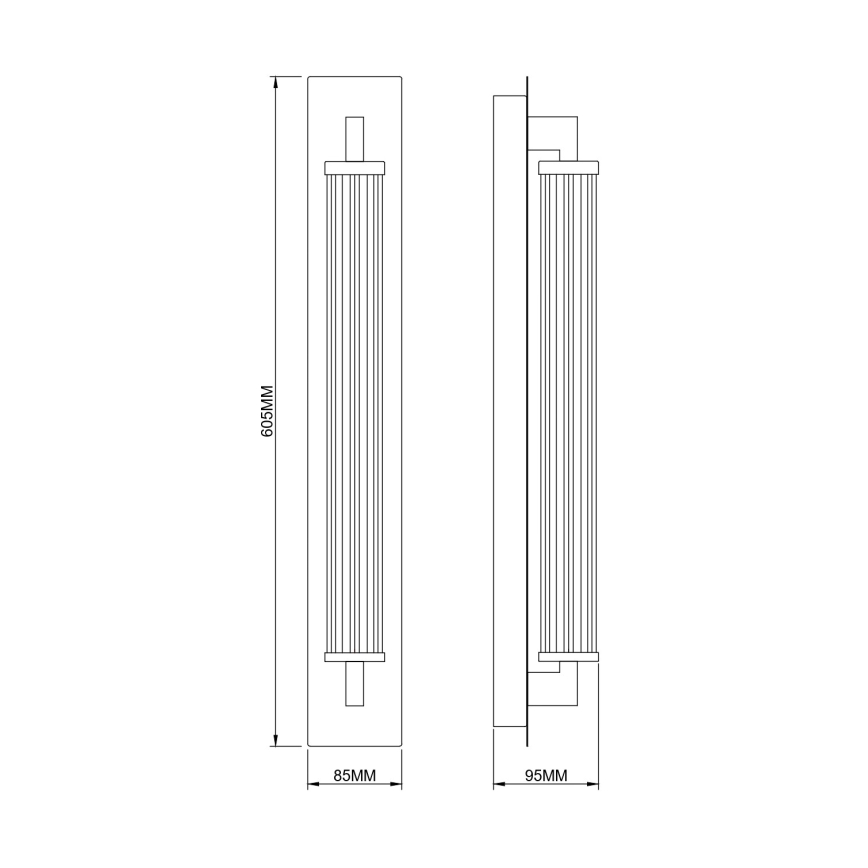 Zuma Line - LED zidna svjetiljka LED/13W/230V zlatna