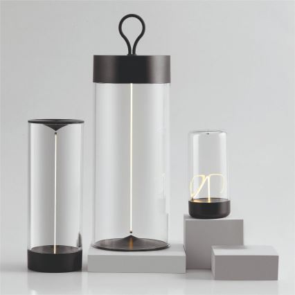 Zuma Line - LED Prigušiva punjiva stolna lampa LED/1,2W/230V siva IP54