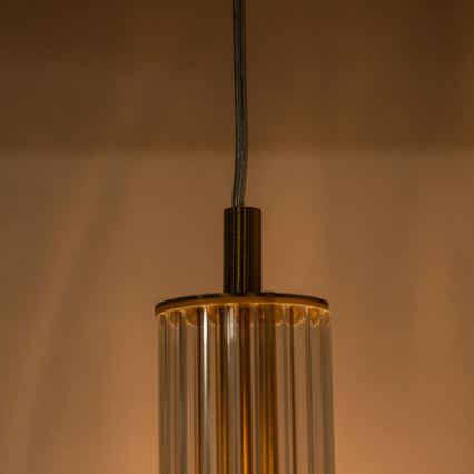 Zuma Line - Viseći luster na sajli 1xE14/7W/230V zlatna