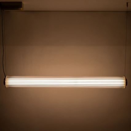 Zuma Line - LED luster na sajli s mogućnošću prigušivanja LED/39W/230V 2700-6500K zlatna + daljinski upravljač