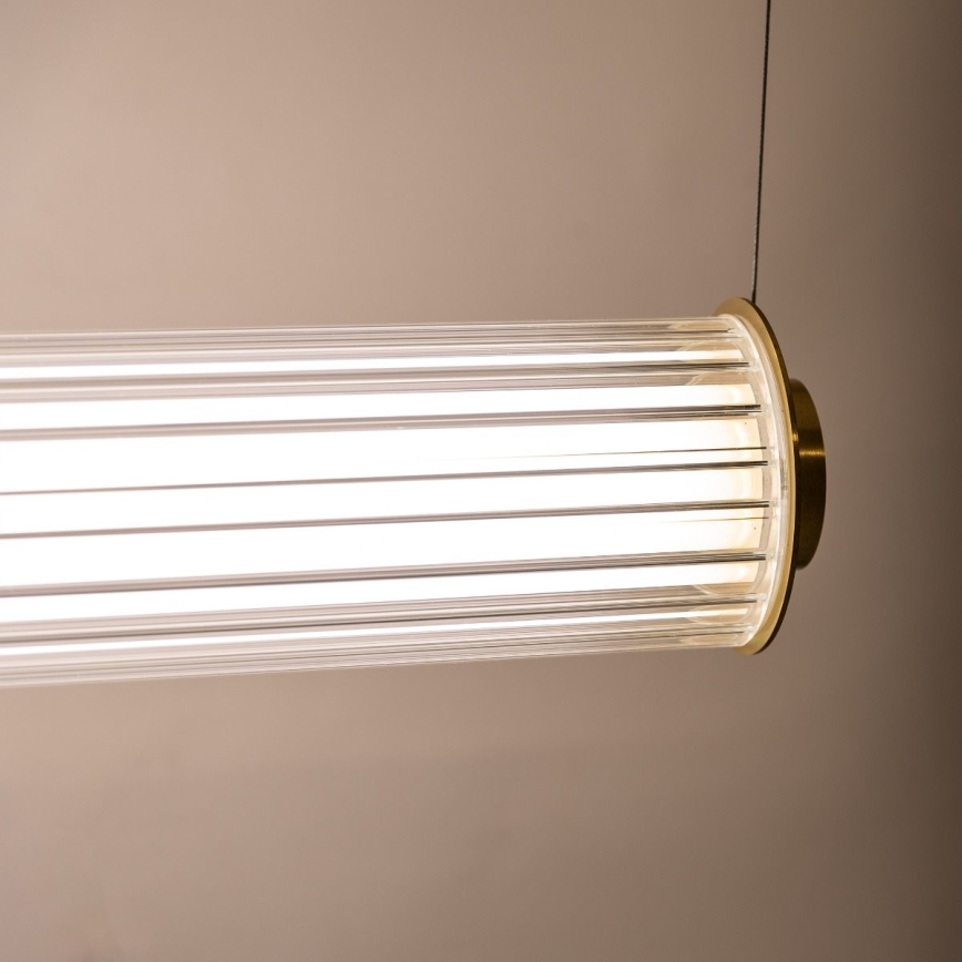 Zuma Line - LED luster na sajli s mogućnošću prigušivanja LED/39W/230V 2700-6500K zlatna + daljinski upravljač