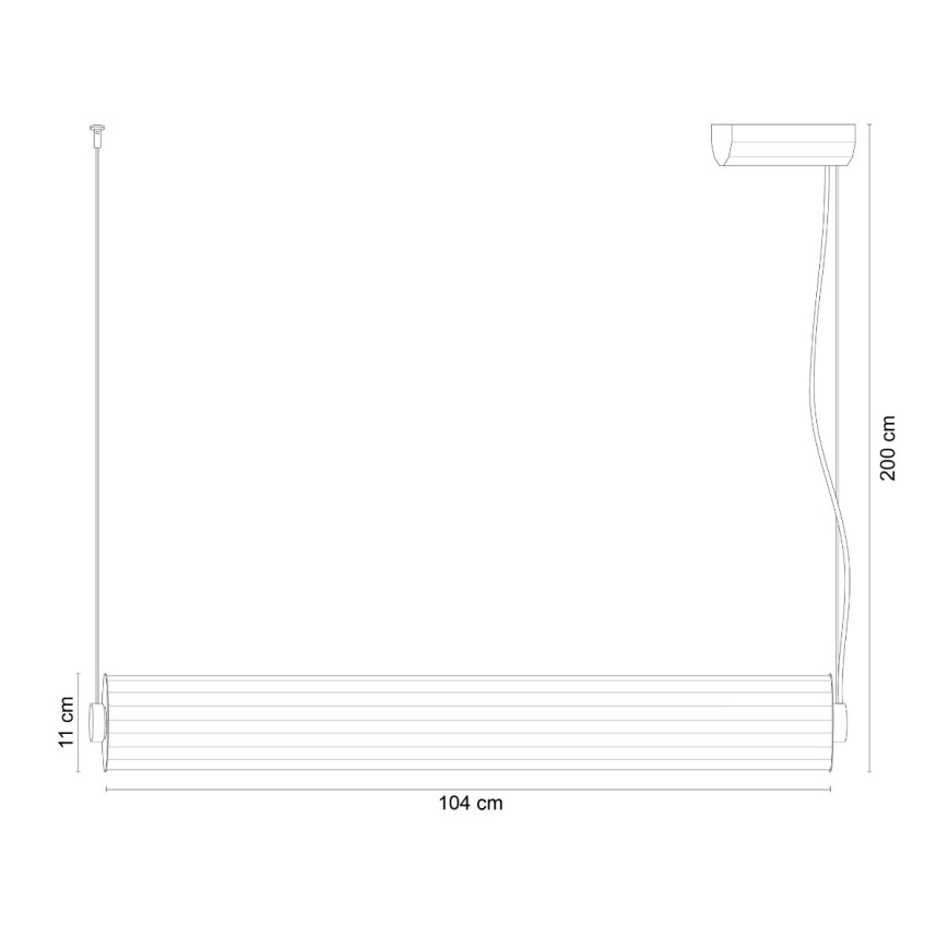 Zuma Line - LED luster na sajli s mogućnošću prigušivanja LED/39W/230V 2700-6500K zlatna + daljinski upravljač