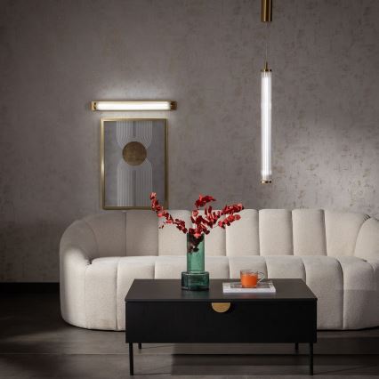 Zuma Line - LED luster na sajli s mogućnošću prigušivanja LED/26W/230V 2700-6500K zlatna + daljinski upravljač