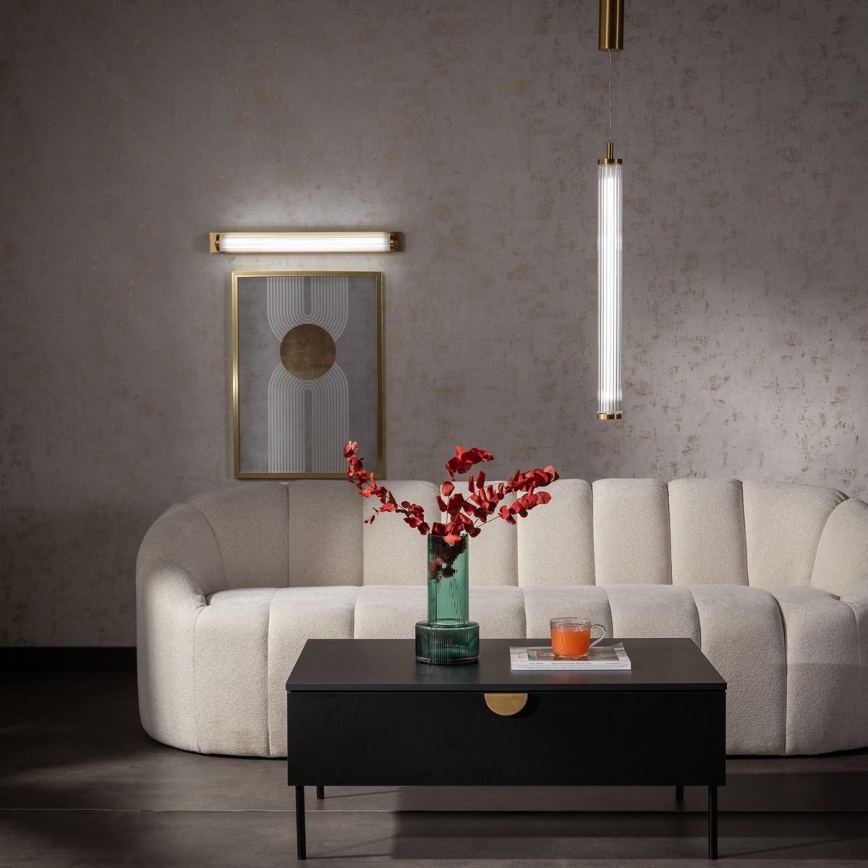 Zuma Line - LED luster na sajli s mogućnošću prigušivanja LED/26W/230V 2700-6500K zlatna + daljinski upravljač