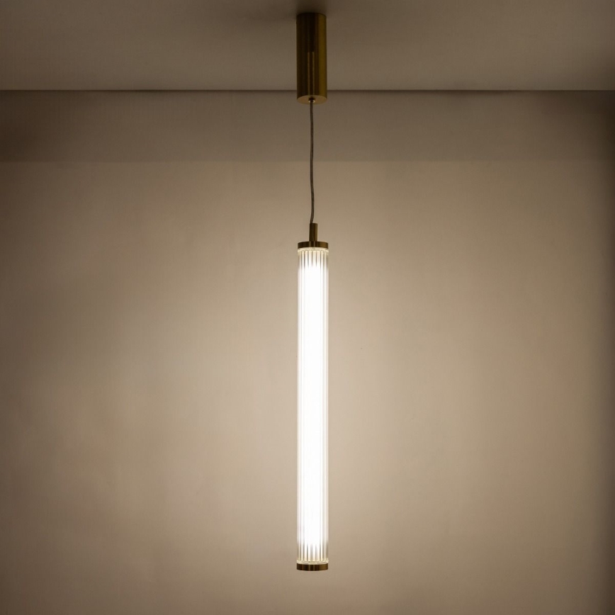 Zuma Line - LED luster na sajli s mogućnošću prigušivanja LED/26W/230V 2700-6500K zlatna + daljinski upravljač