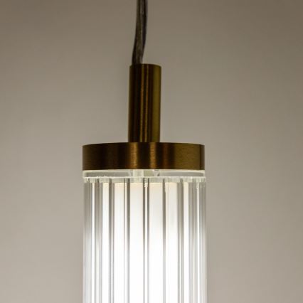 Zuma Line - LED luster na sajli s mogućnošću prigušivanja LED/26W/230V 2700-6500K zlatna + daljinski upravljač