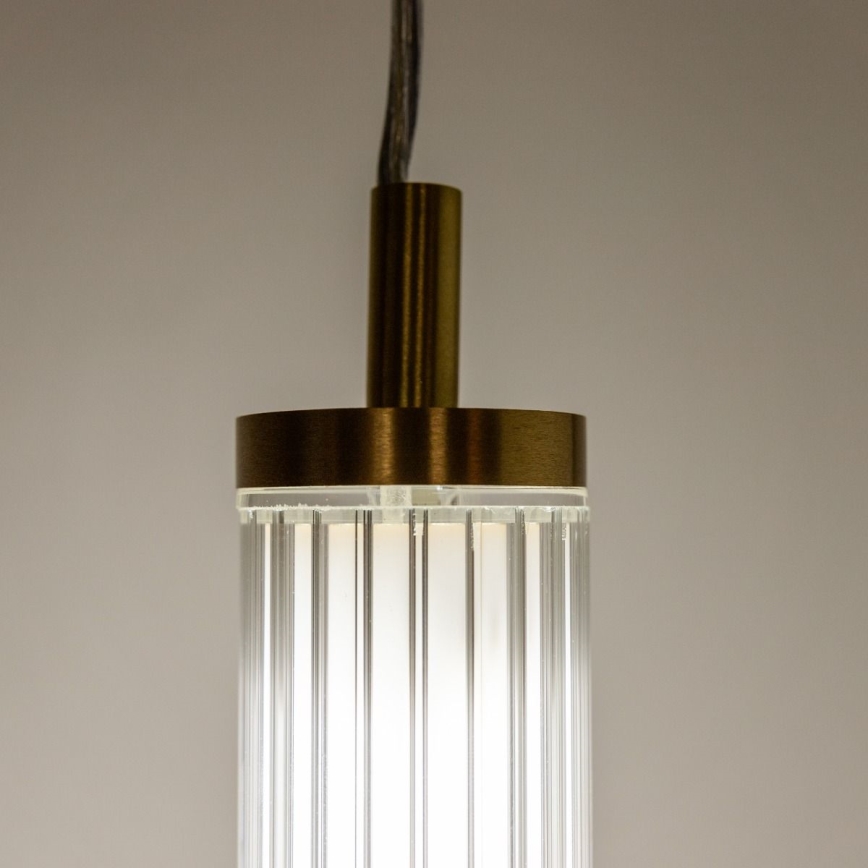 Zuma Line - LED luster na sajli s mogućnošću prigušivanja LED/26W/230V 2700-6500K zlatna + daljinski upravljač