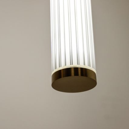 Zuma Line - LED luster na sajli s mogućnošću prigušivanja LED/26W/230V 2700-6500K zlatna + daljinski upravljač